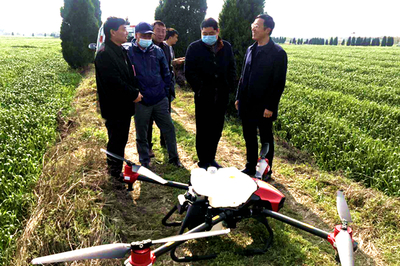 【安徽】無人機防病蟲,手指尖令田管(圖)